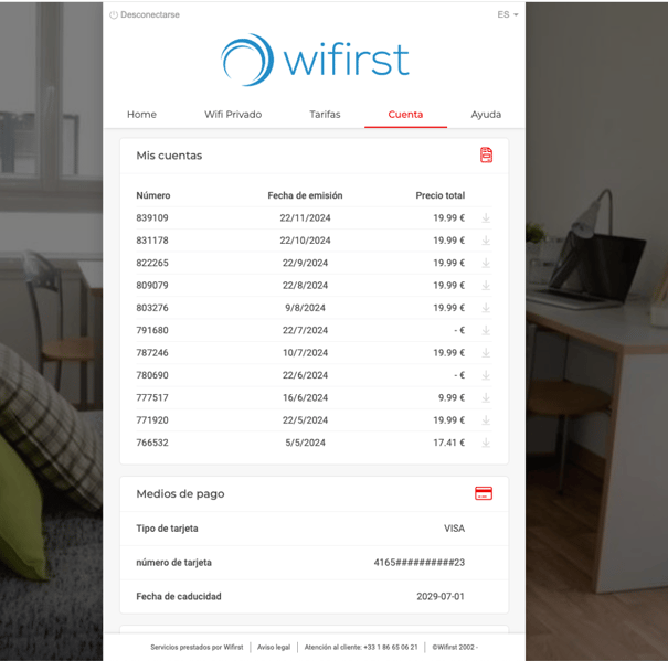 Consultar y descargar mis facturas en liinea